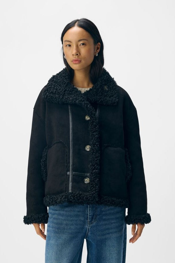 Objoaklyn Reversible Faux Shearling Jacket
