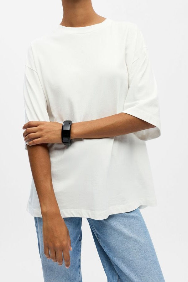 Objgima White Organic Cotton T-shirt