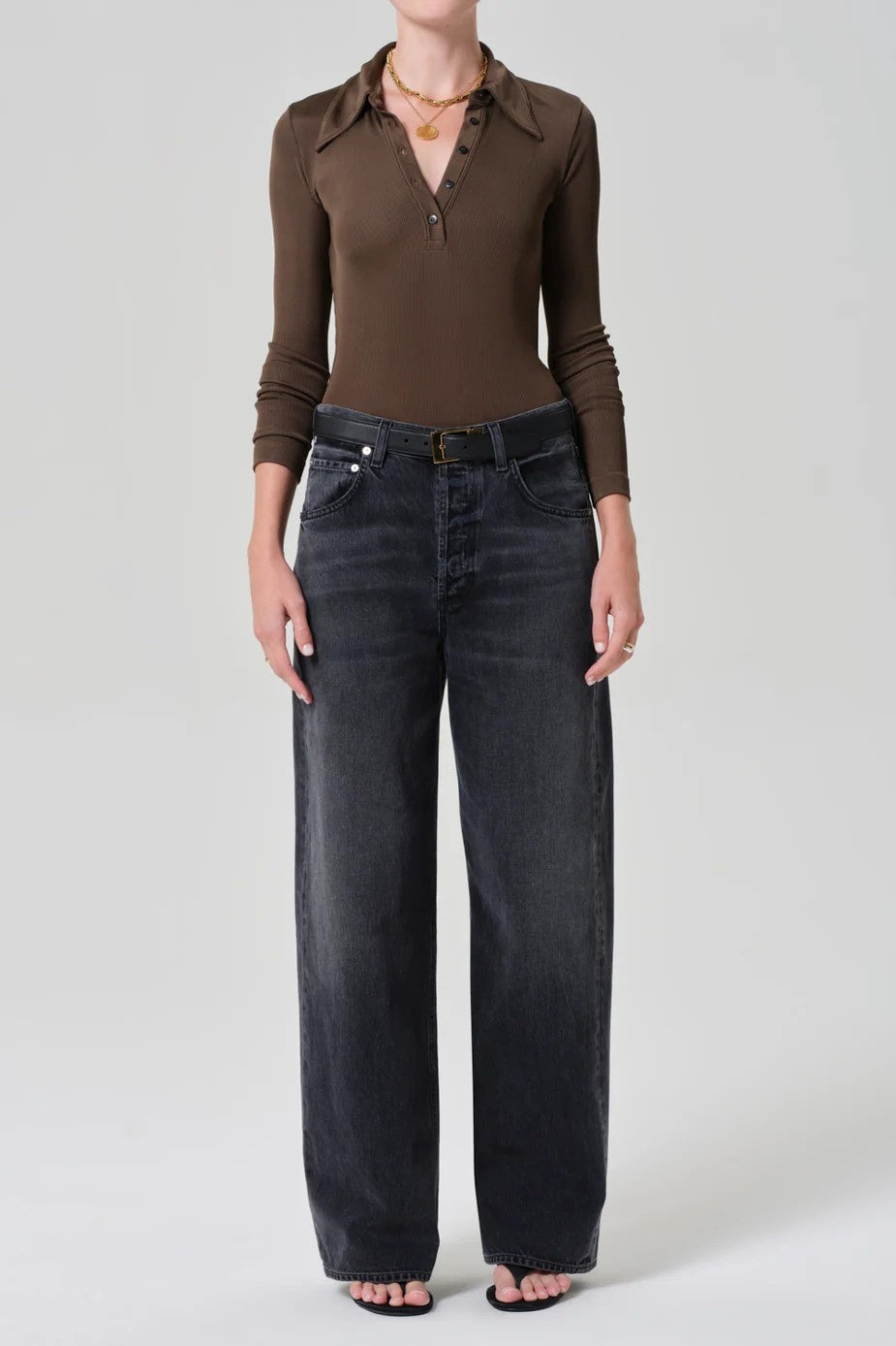 Ayla Baggy Vintage Black Jeans