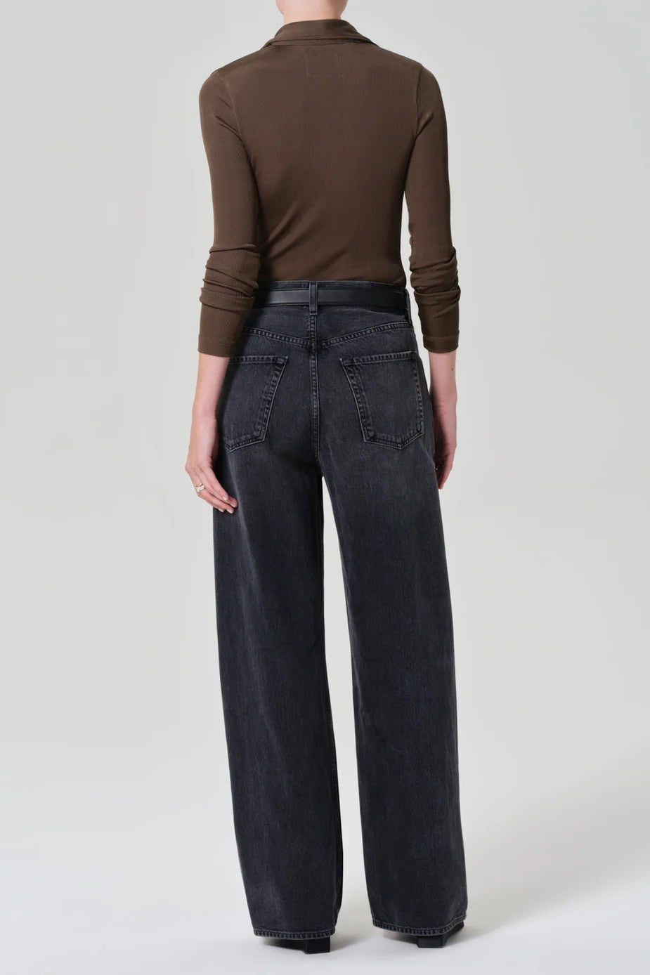 Ayla Baggy Vintage Black Jeans