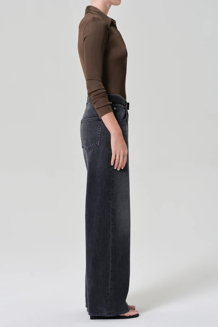 Ayla Baggy Vintage Black Jeans