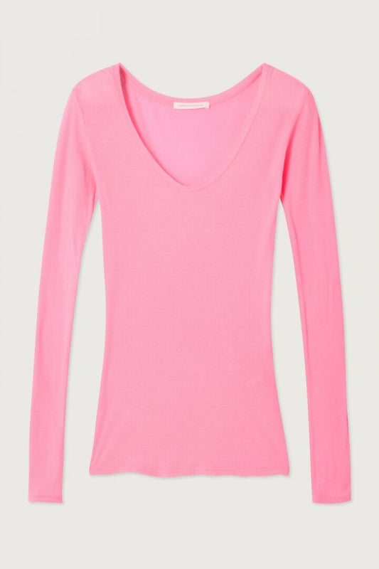 Massachusetts Long Sleeve Fluroescent Petunia Tshirt