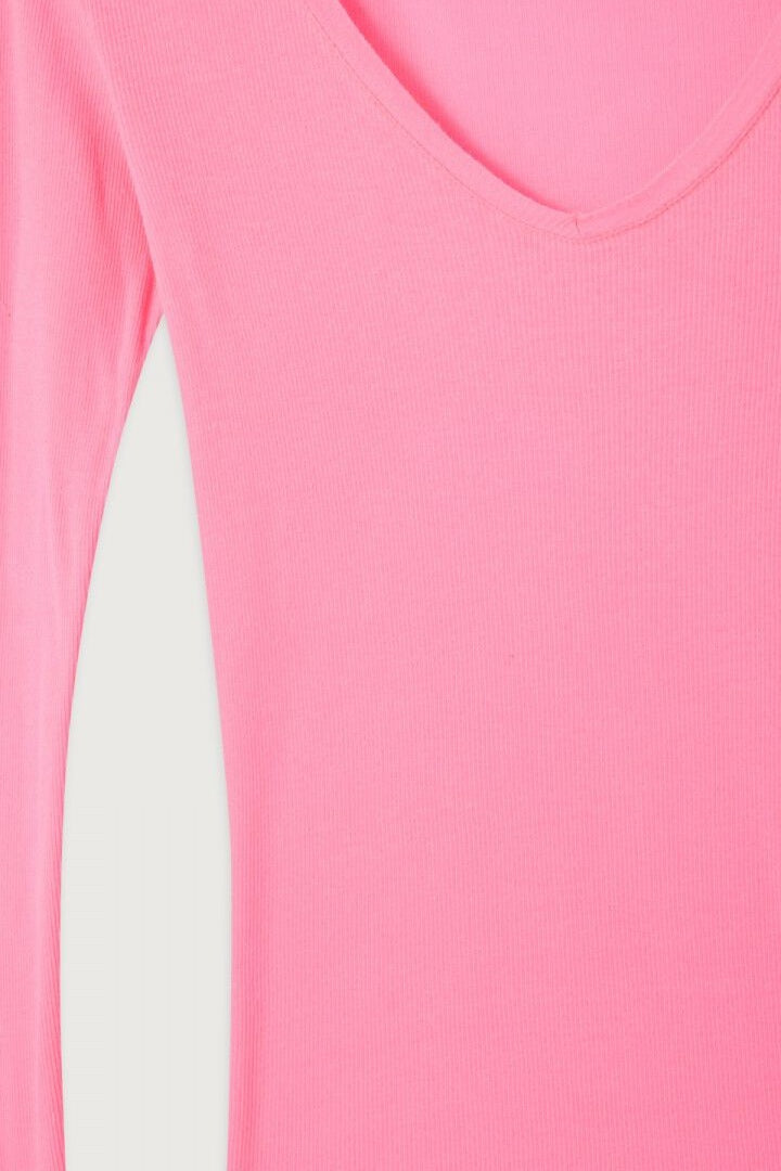 Massachusetts Long Sleeve Fluroescent Petunia Tshirt