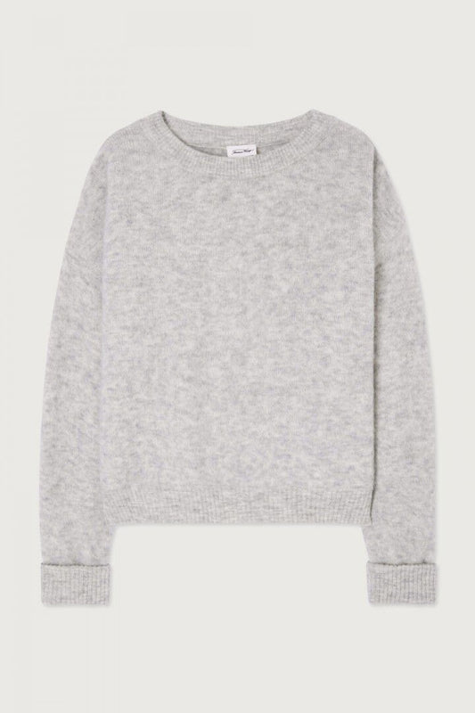 Vitow Light Grey Melange Jumper