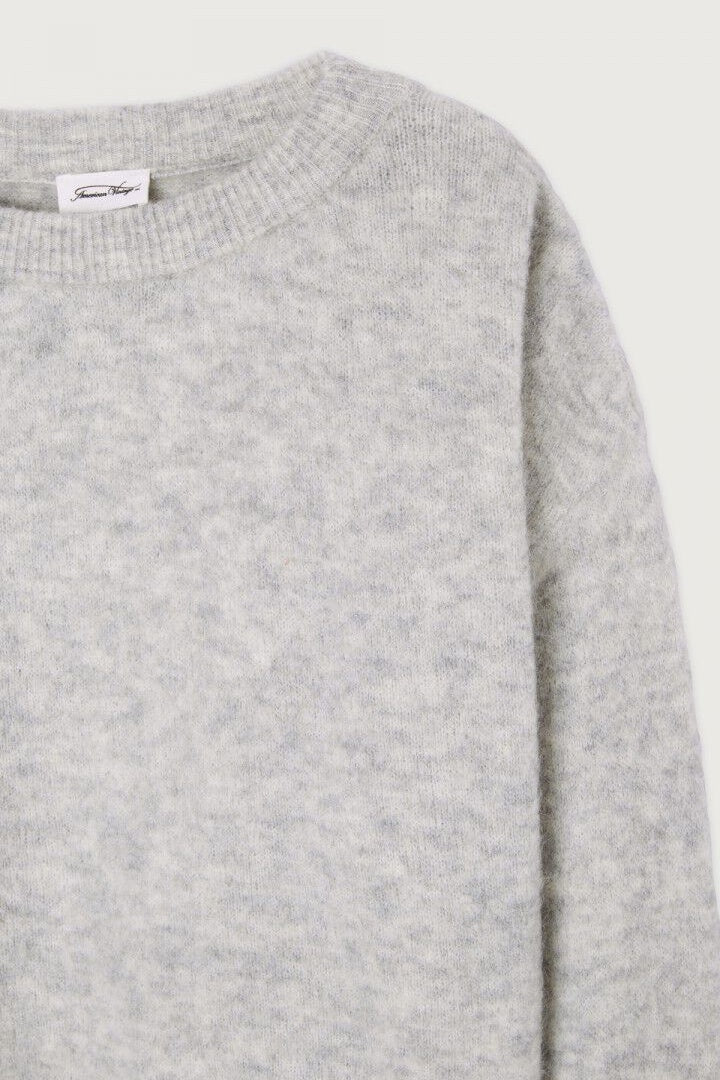 Vitow Light Grey Melange Jumper
