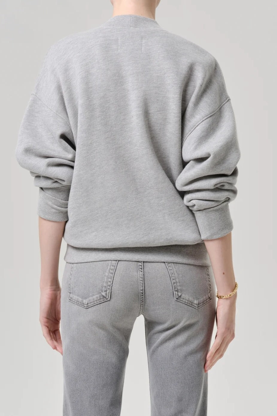 Grey Fleece Cardigan