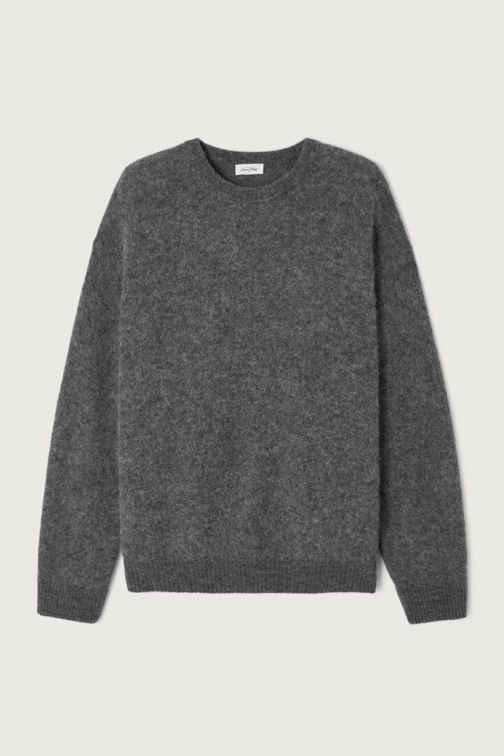 Vitow Oversized Grey Melange Jumper