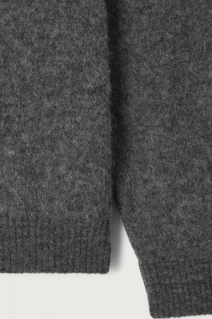 Vitow Oversized Grey Melange Jumper