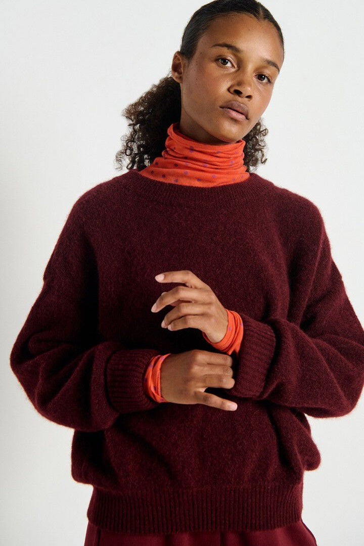 Vitow Burgundy Jumper