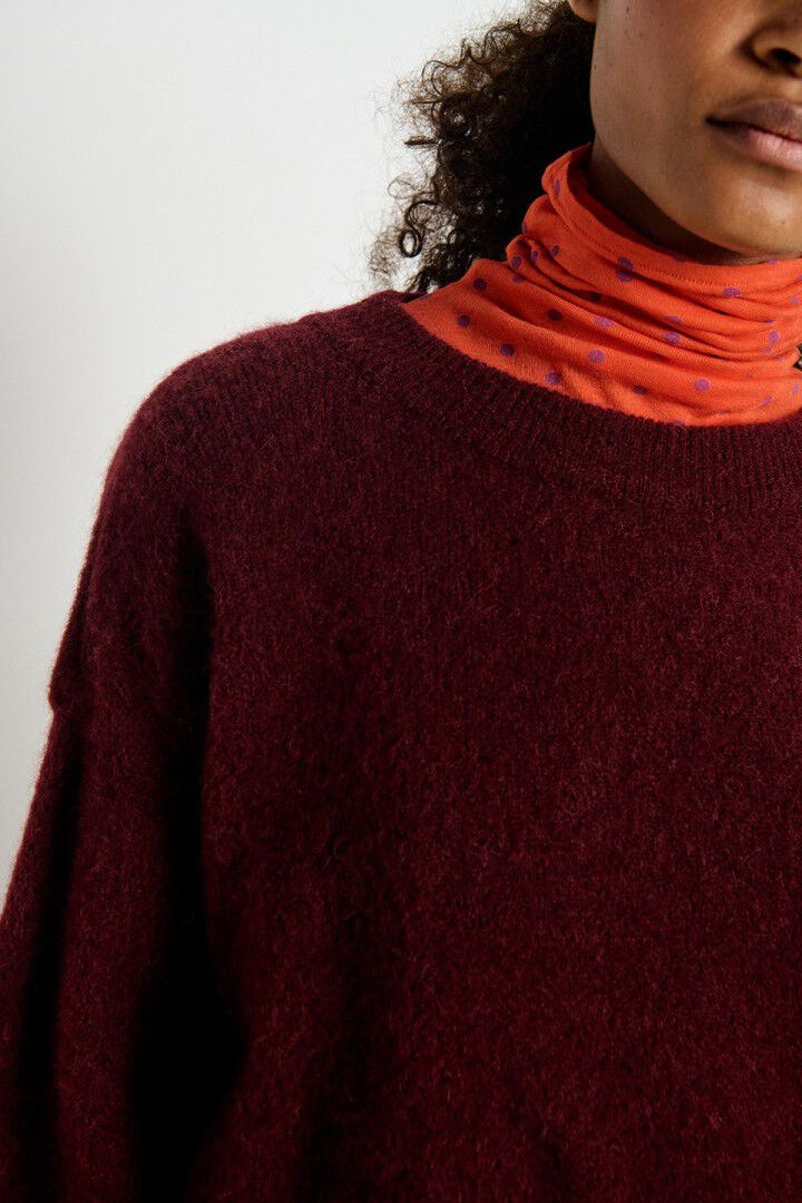 Vitow Burgundy Jumper