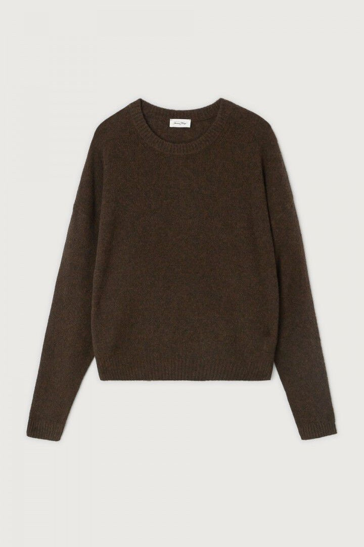Ouity Choco Melange Crew Neck Jumper