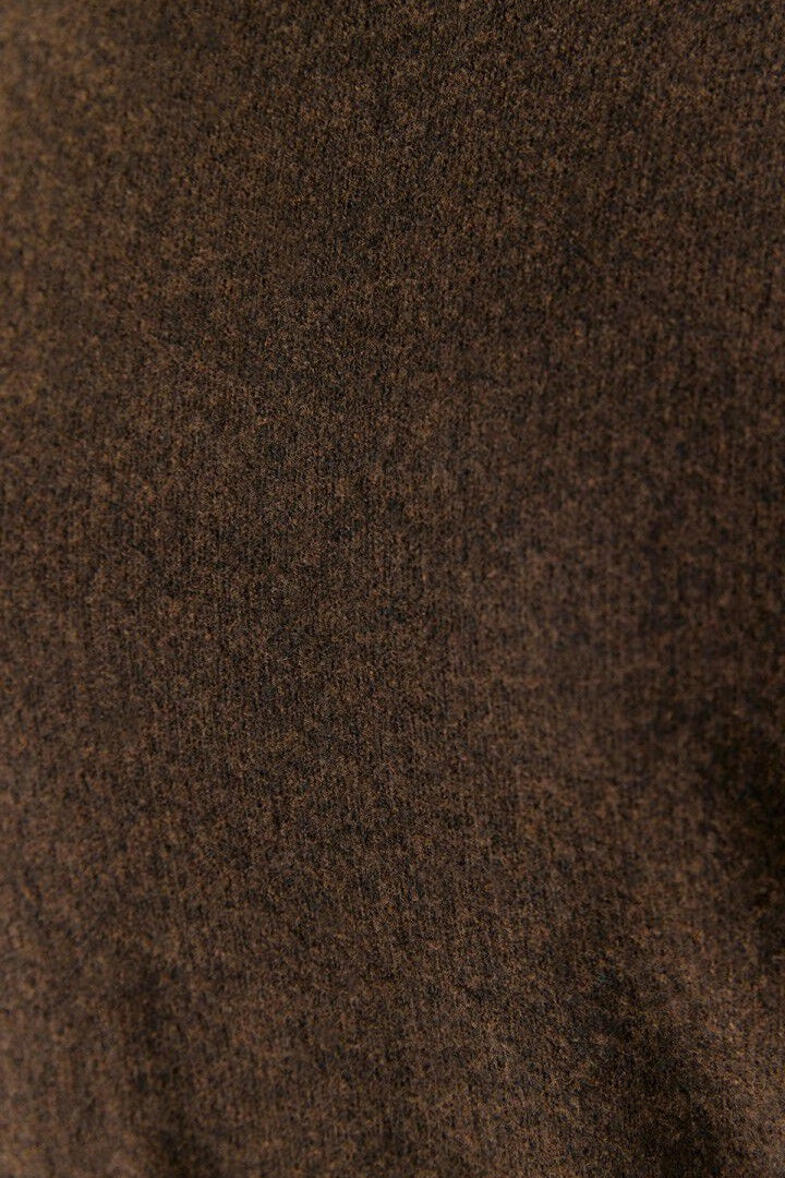 Ouity Choco Melange Roll Neck Jumper