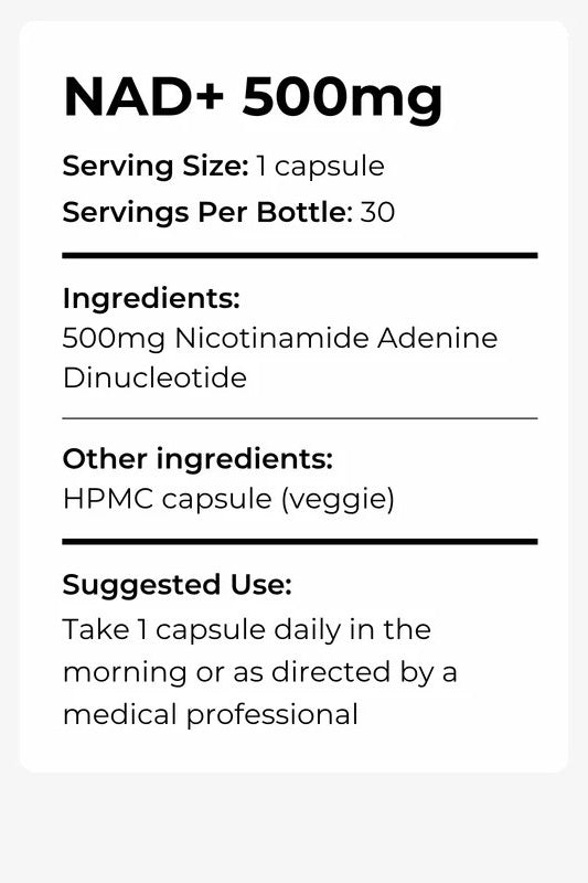 NAD+ 500mg