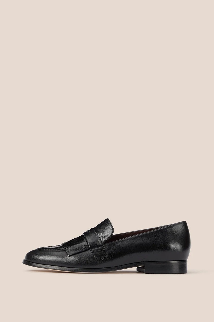 Damson Black Loafer