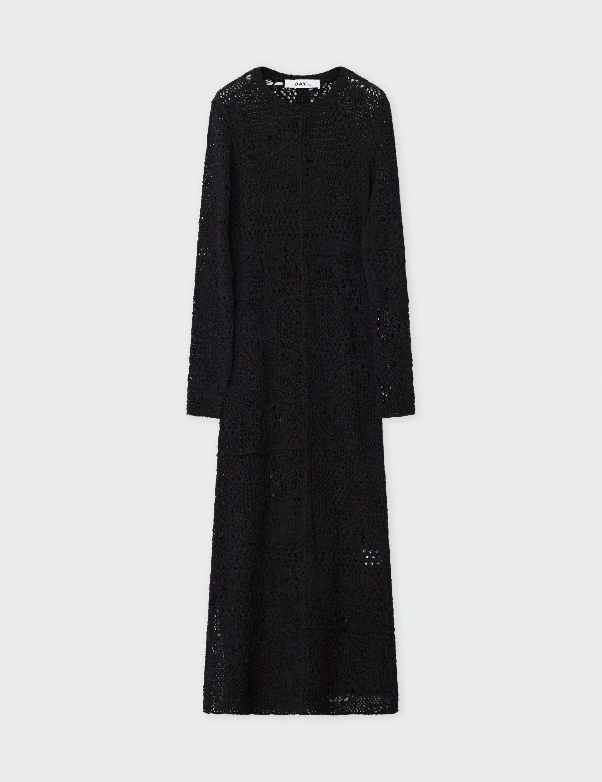 Day Birger - Benoit Black Artistic Crochet Dress 32 The Guild Day Birger - Benoit Black Artistic Crochet Dress 32 The Guild