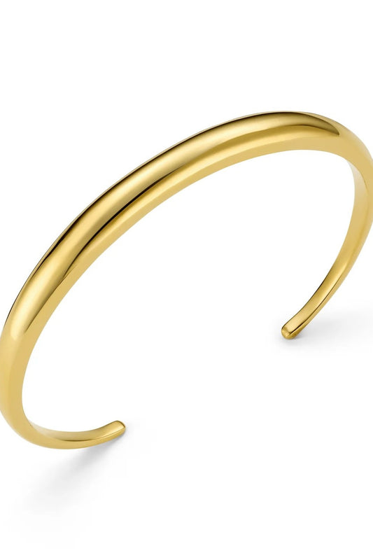 Domed Gold Bangle
