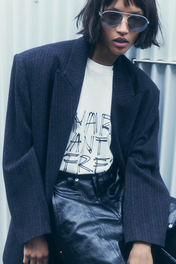 Zoeline White Graphic T-Shirt