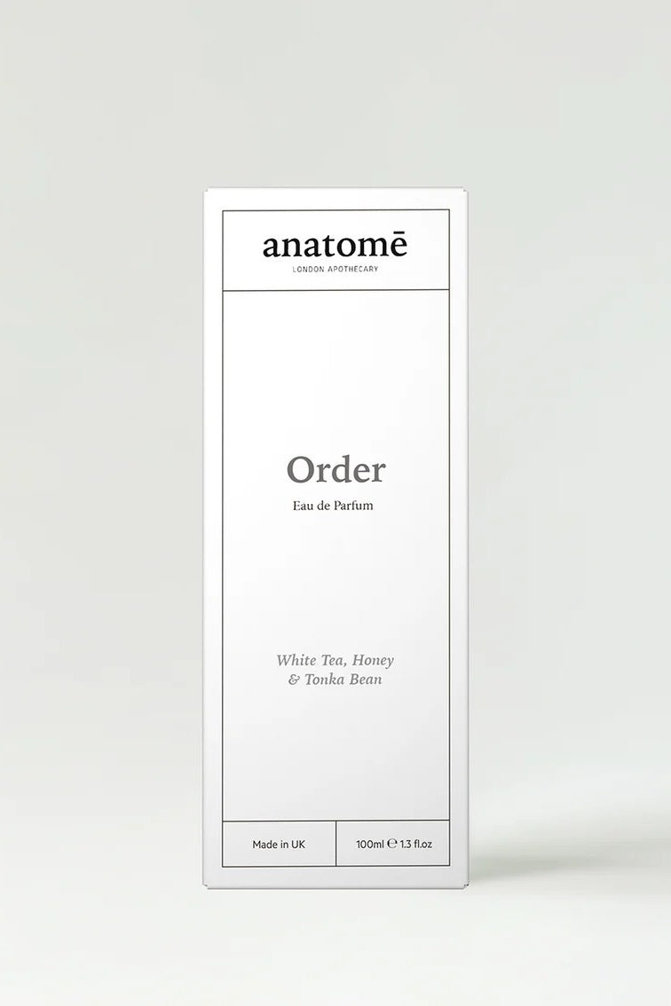 Anatomè Order Eau de Parfum packaging on a white background