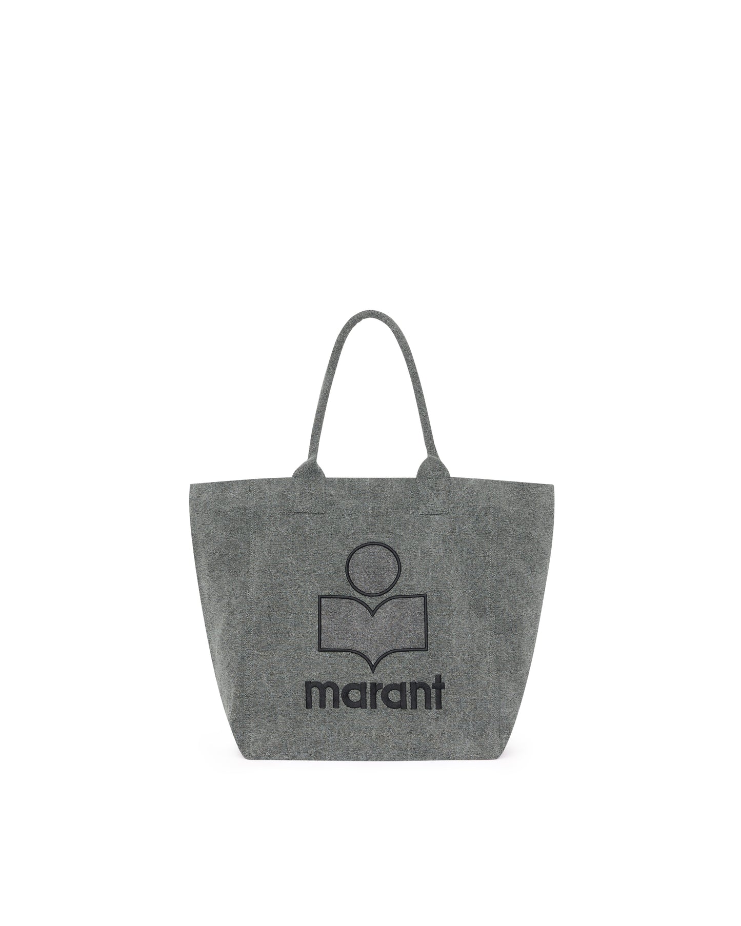 Yenky Washed Grey Zipped Tote Bag