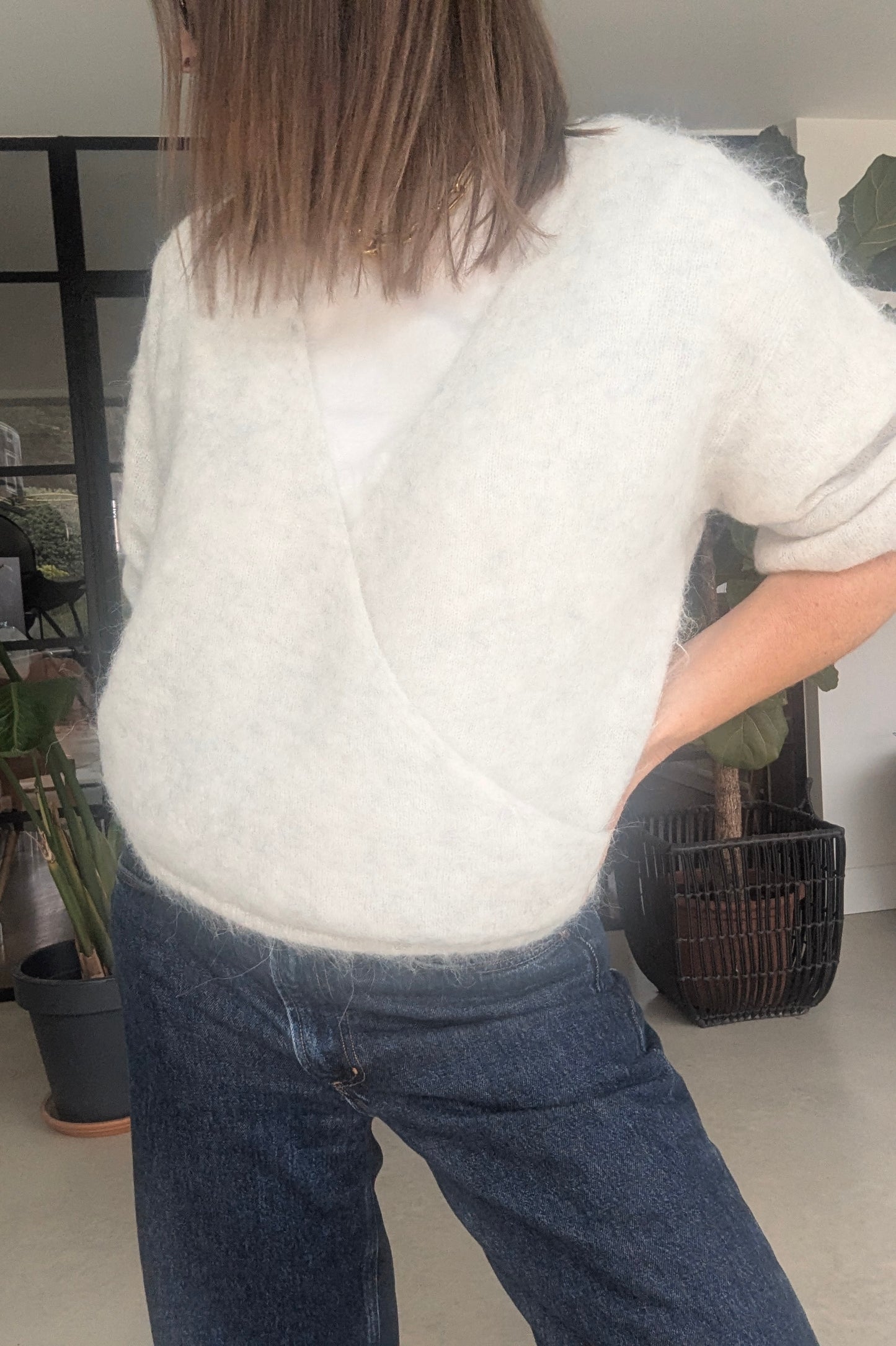 Nuny Polar Melange Cross Over Jumper