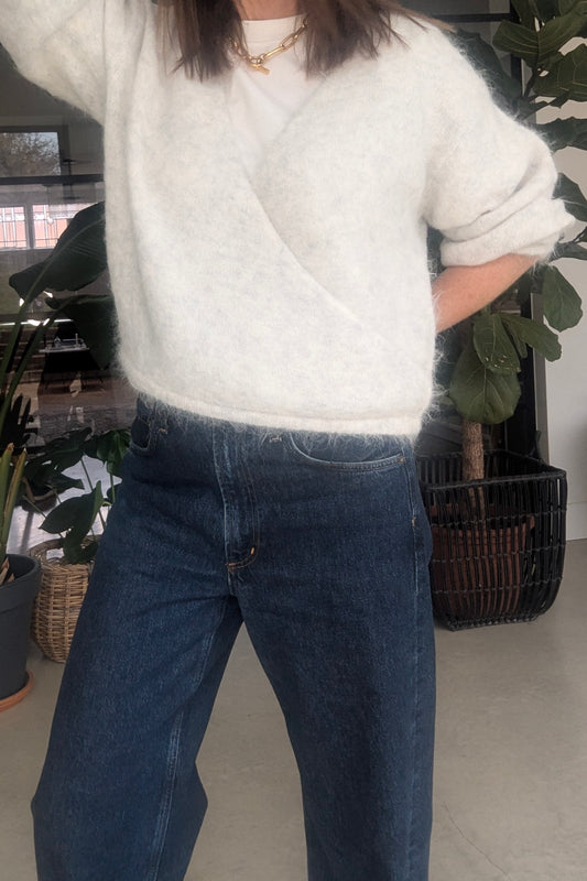 Nuny Polar Melange Cross Over Jumper