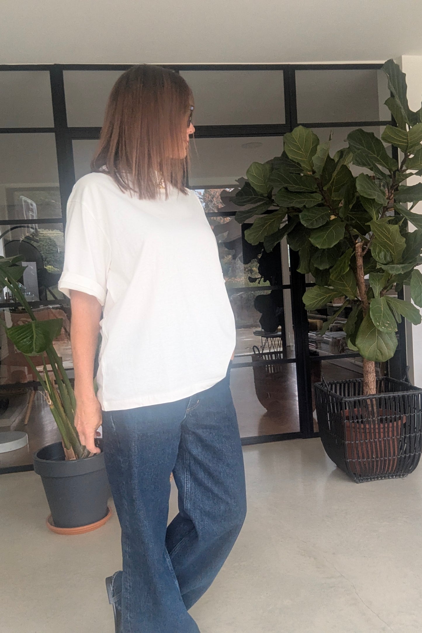 Objgima White Organic Cotton T-shirt