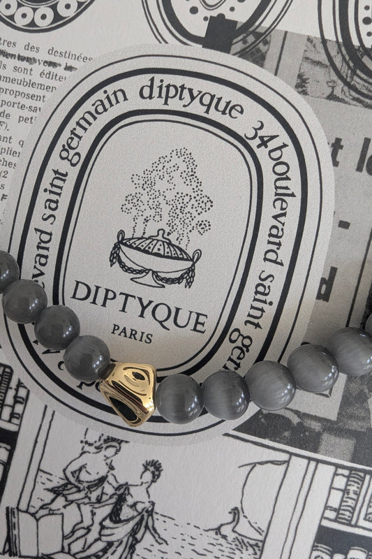 Grey Tokyo Choker Necklace