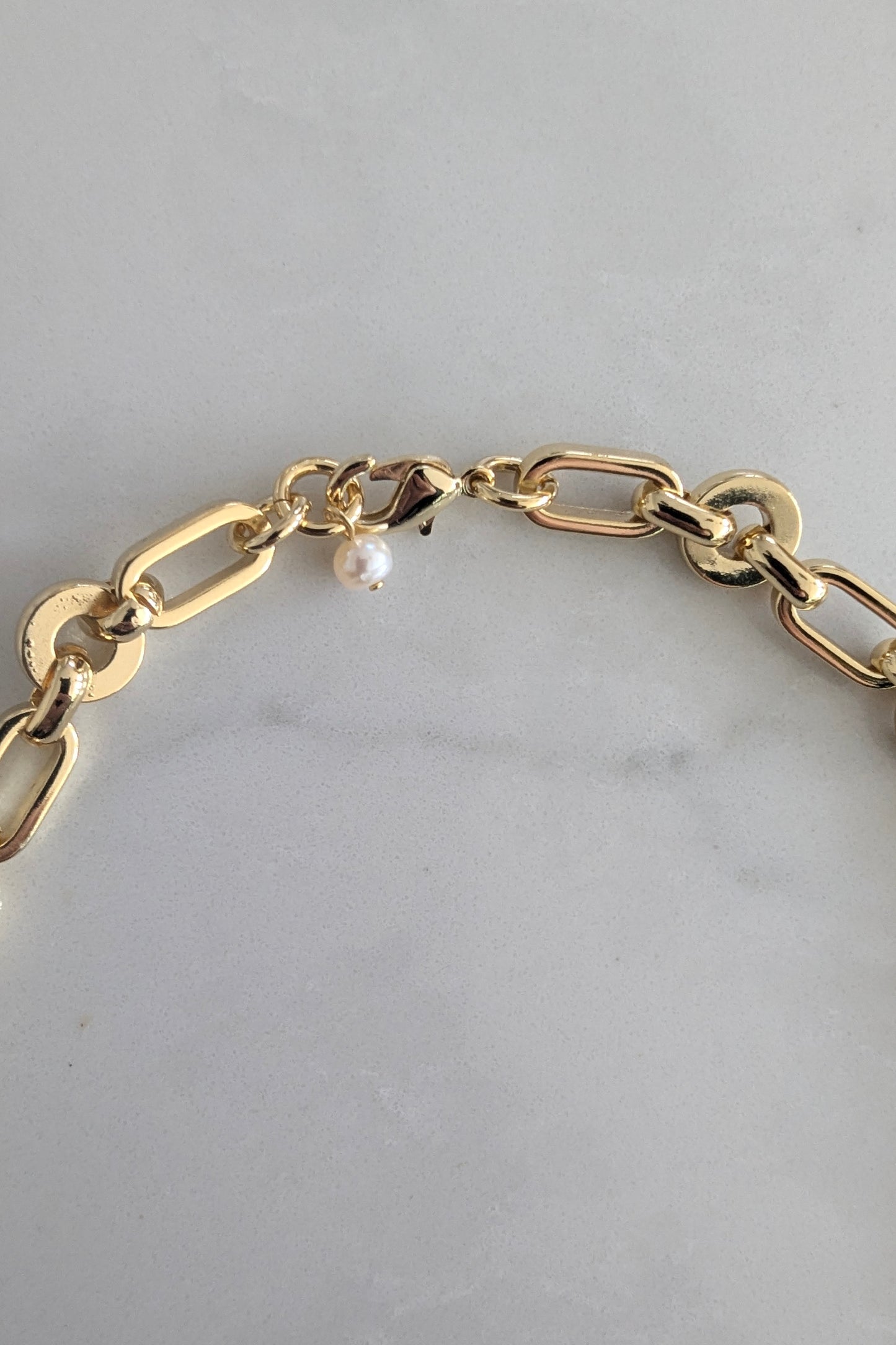 Chunky Link Gold Necklace