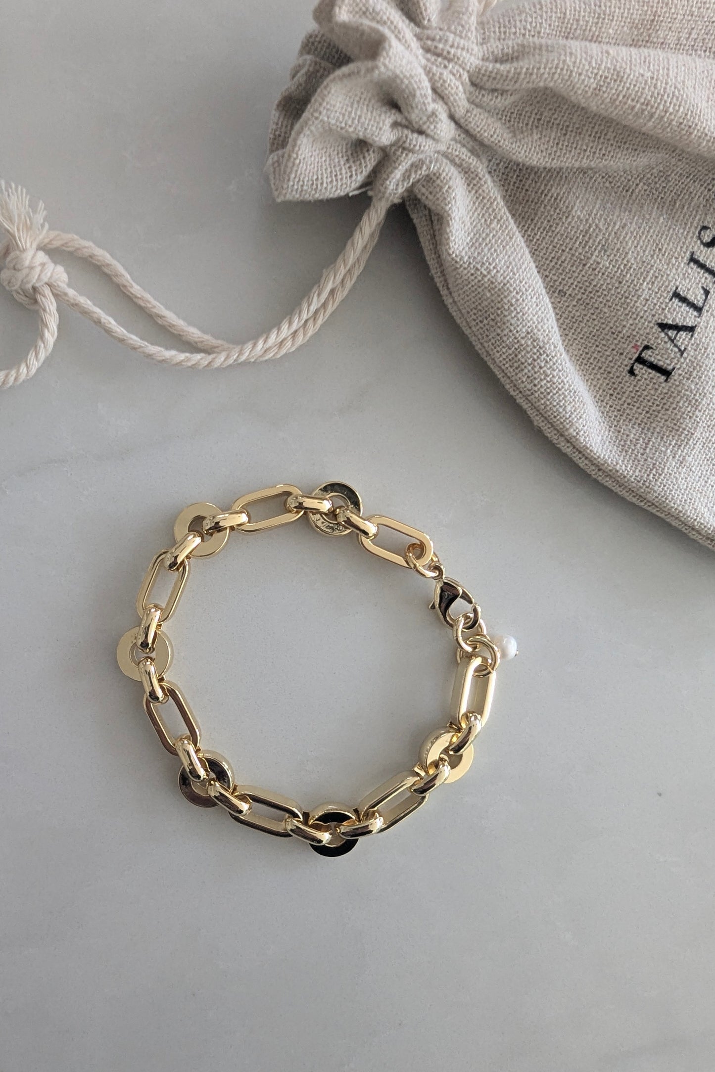 Chunky Link Gold Bracelet