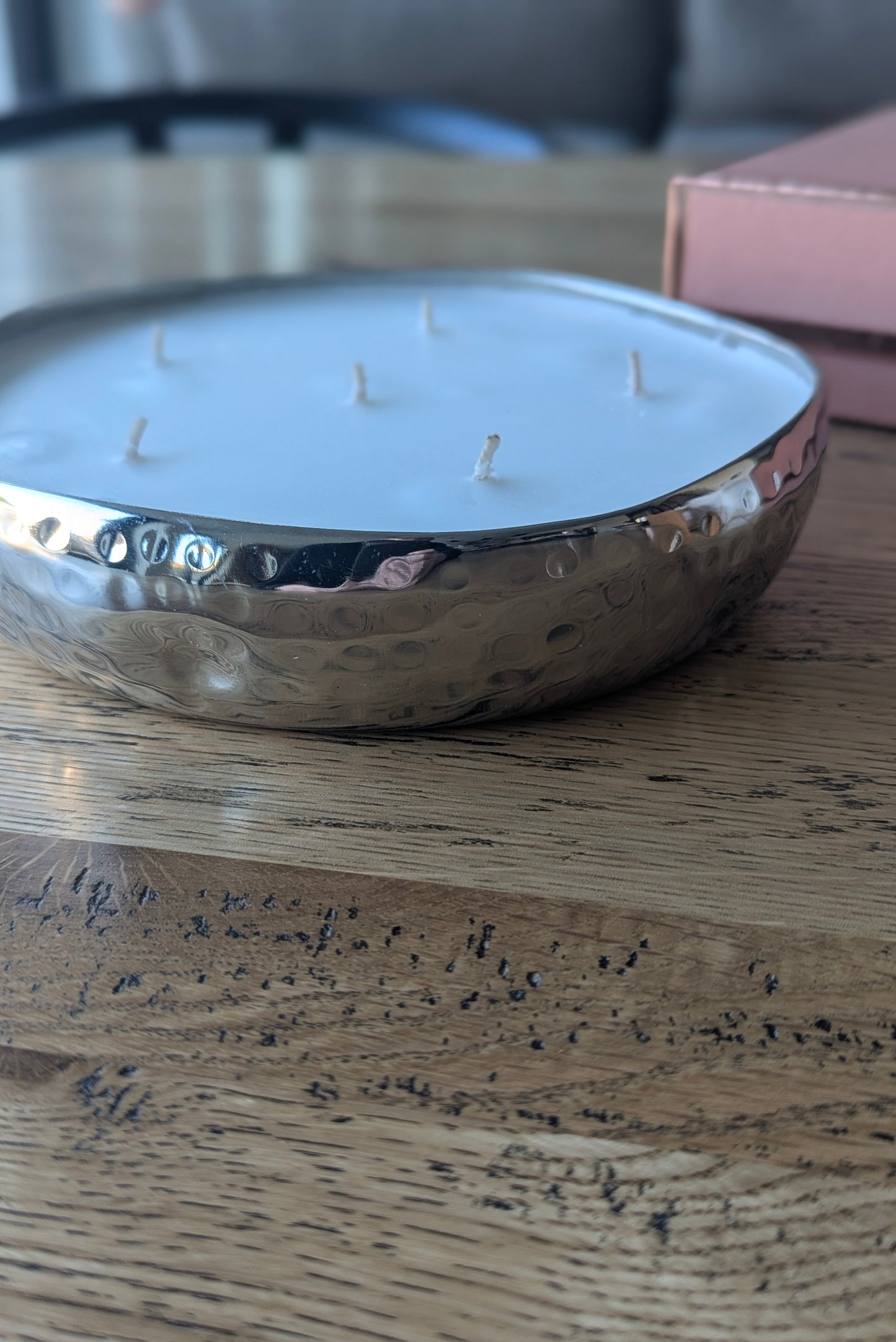 Silver Tuberose Multi Wick Candle