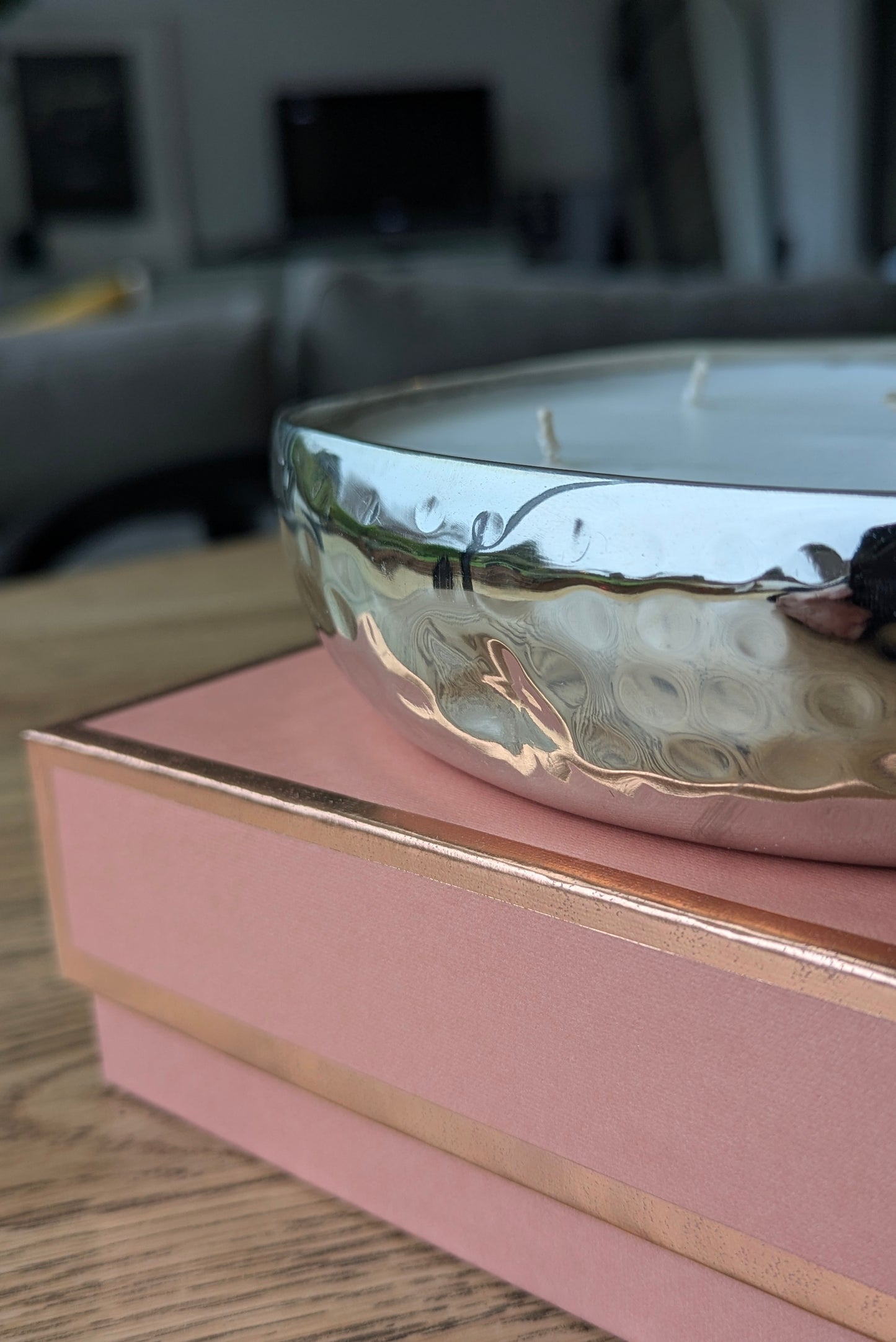 Silver Tuberose Multi Wick Candle