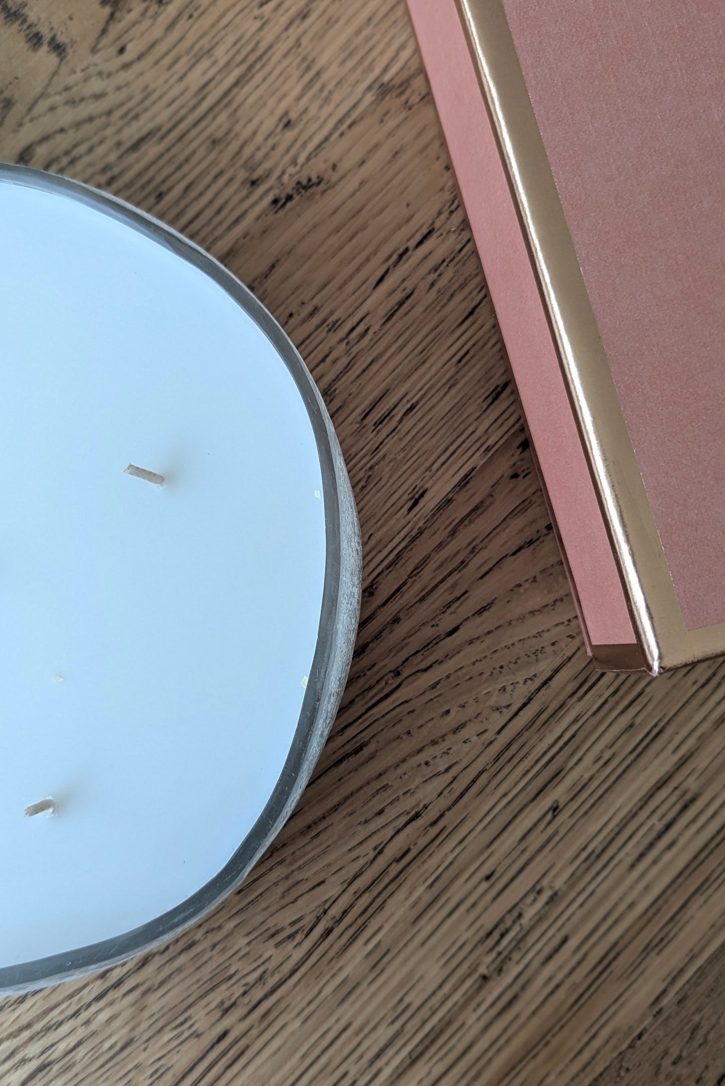 Glass Sea Salt Multi Wick Candle