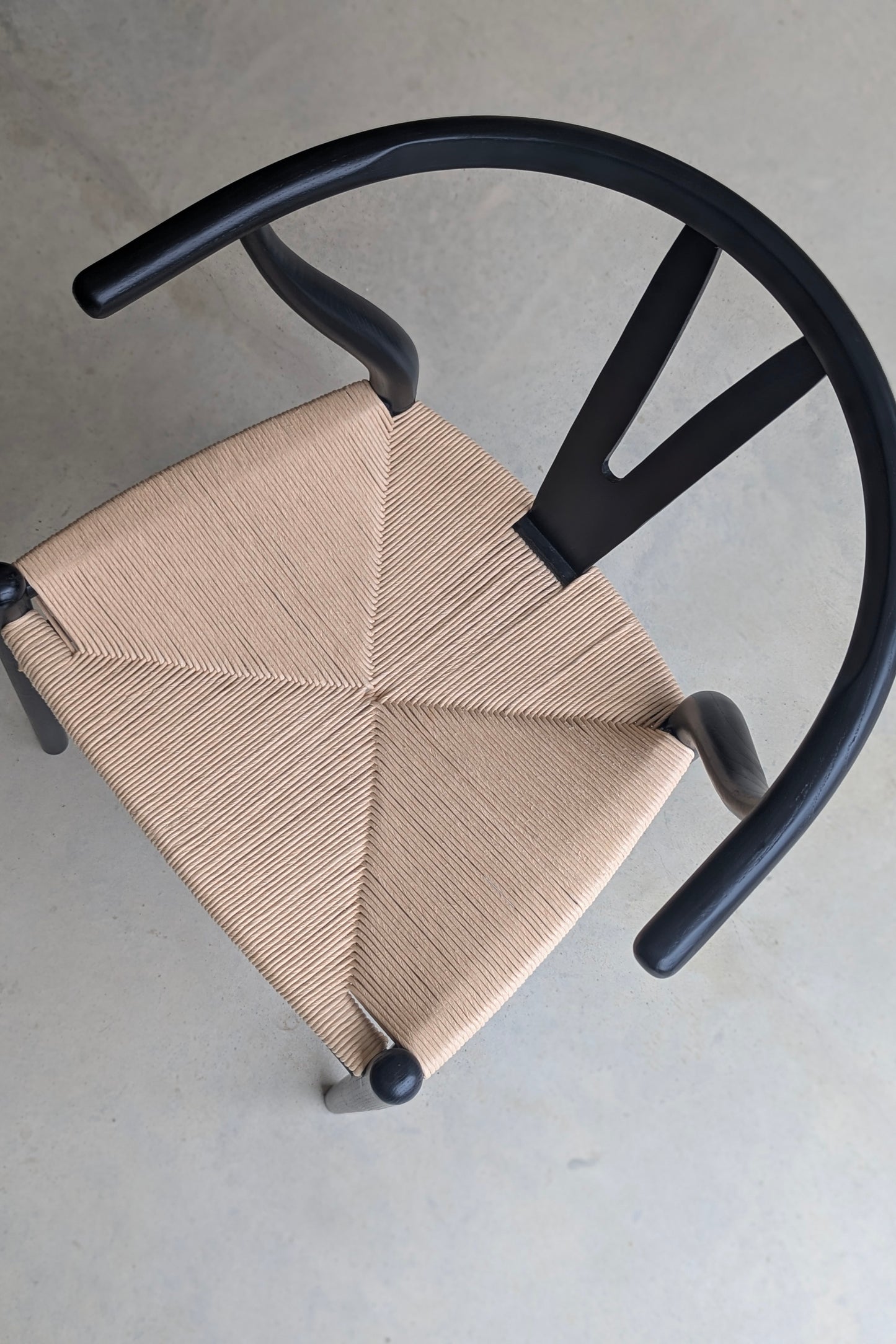 Black Wishbone Dining Chair