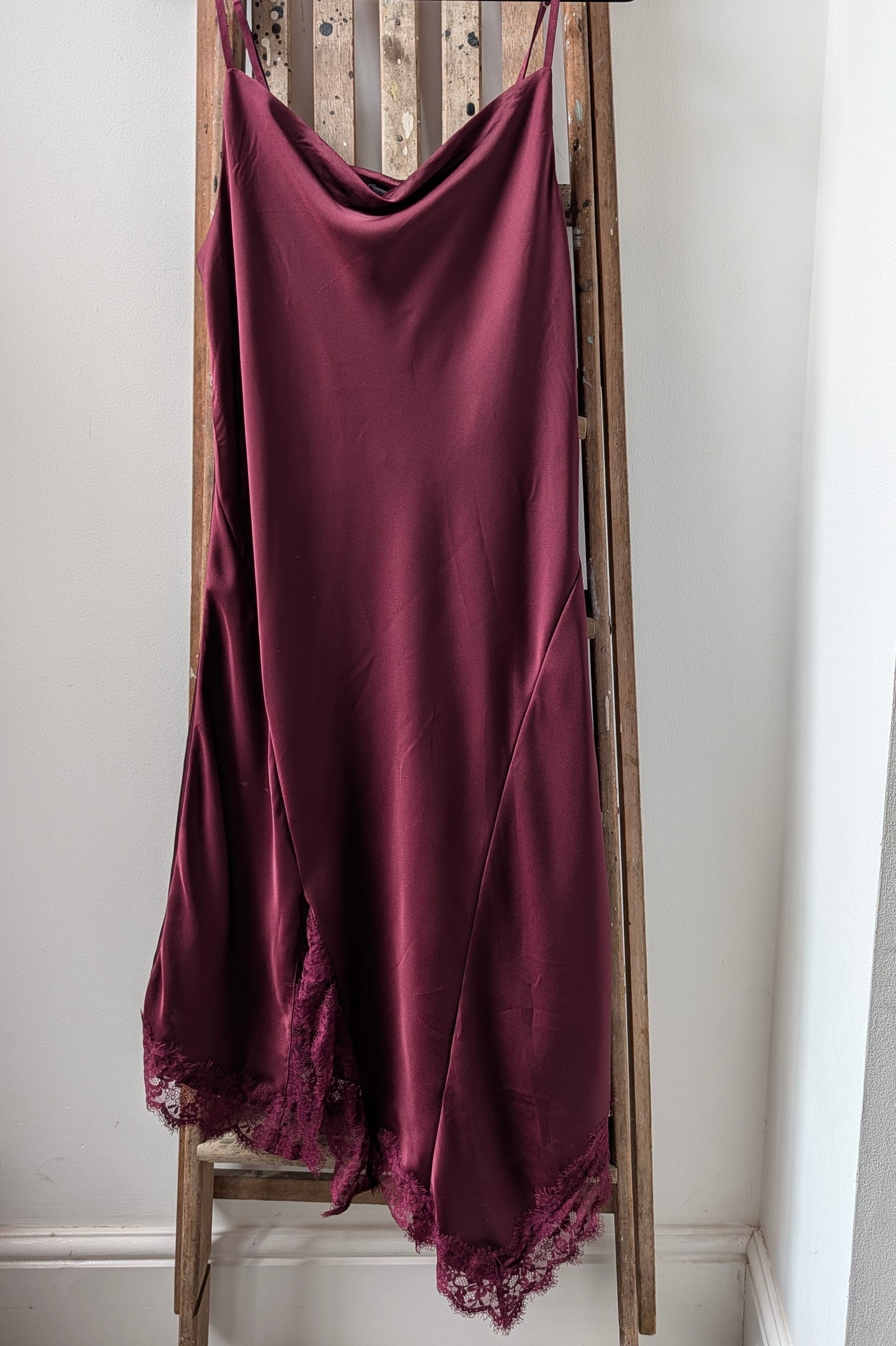Eyelash Lace Trim Dress
