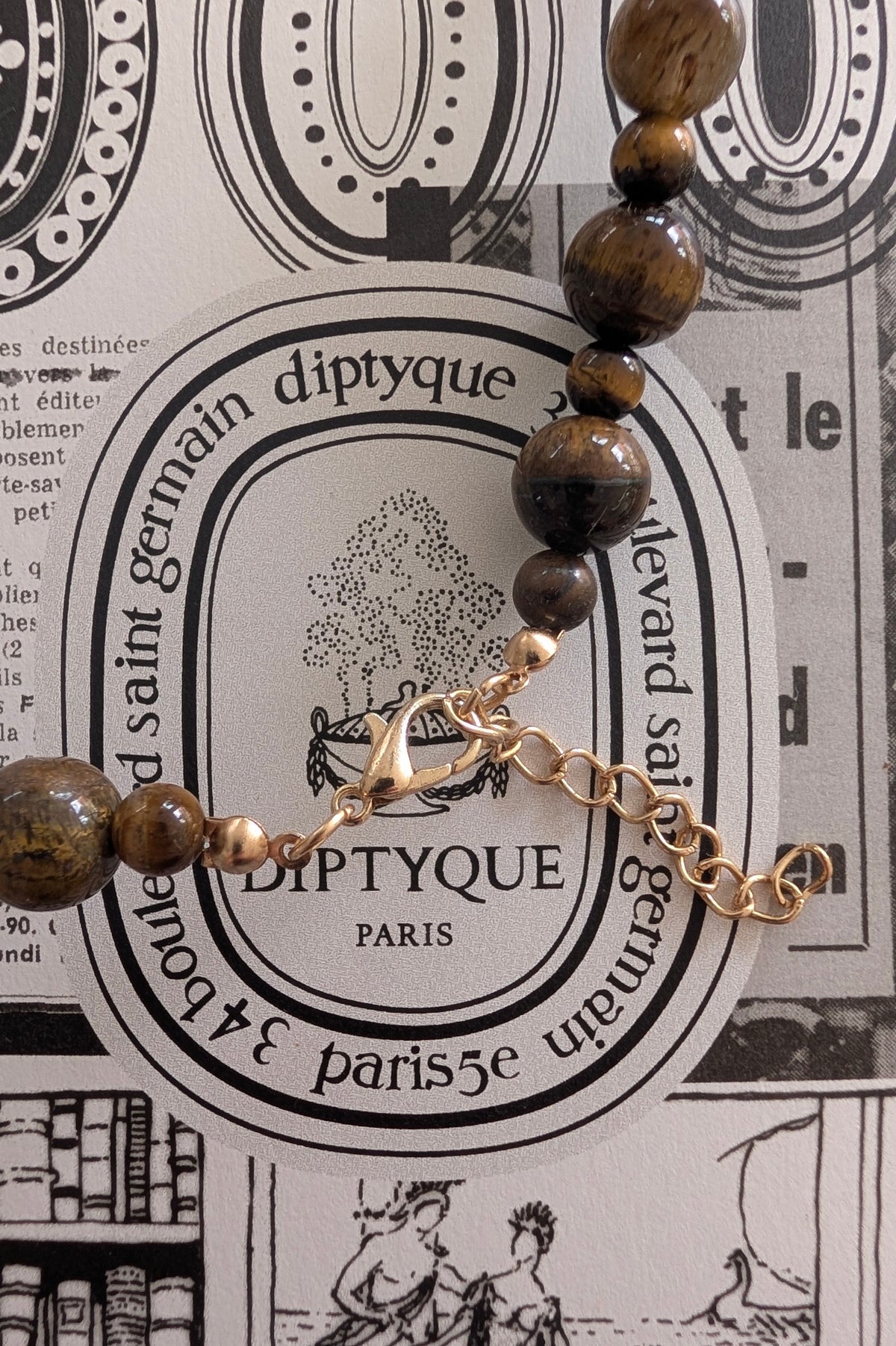 Tiger's Eye Stone Necklace