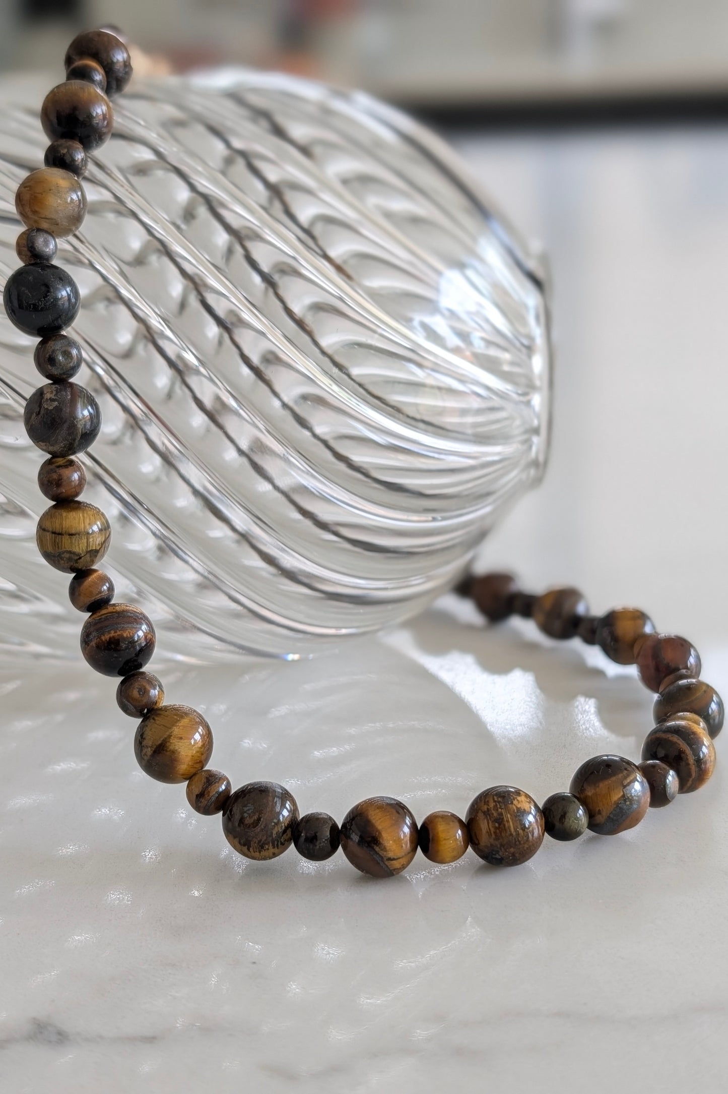 Tiger's Eye Stone Necklace