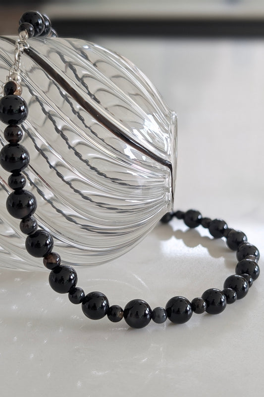 Black Onyx Stone Necklace