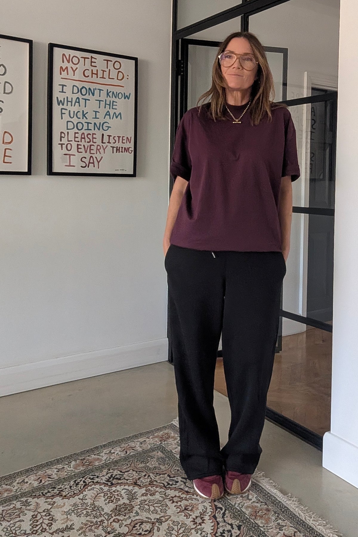 Essential Boyfriend Burgundy T-Shirt