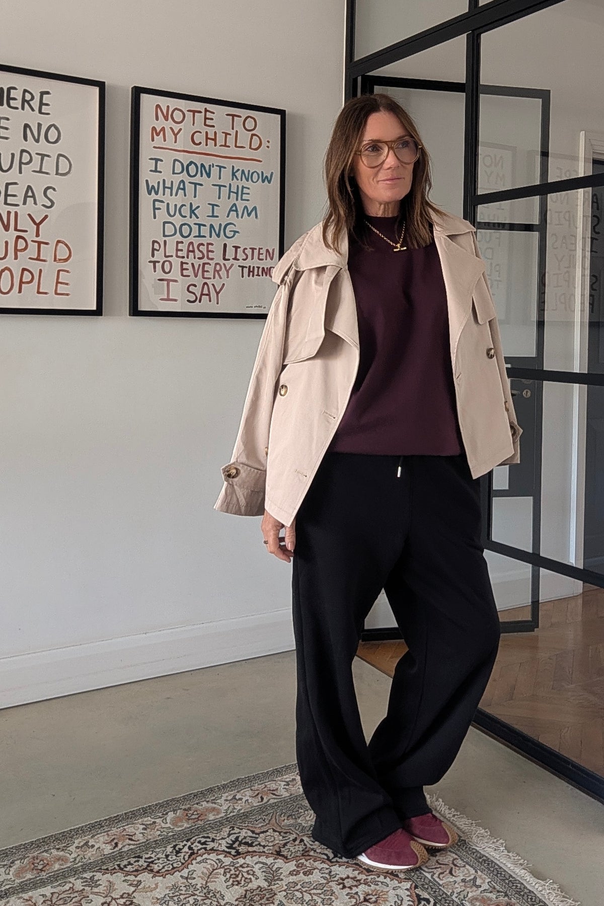 Cropped Trench Jacket