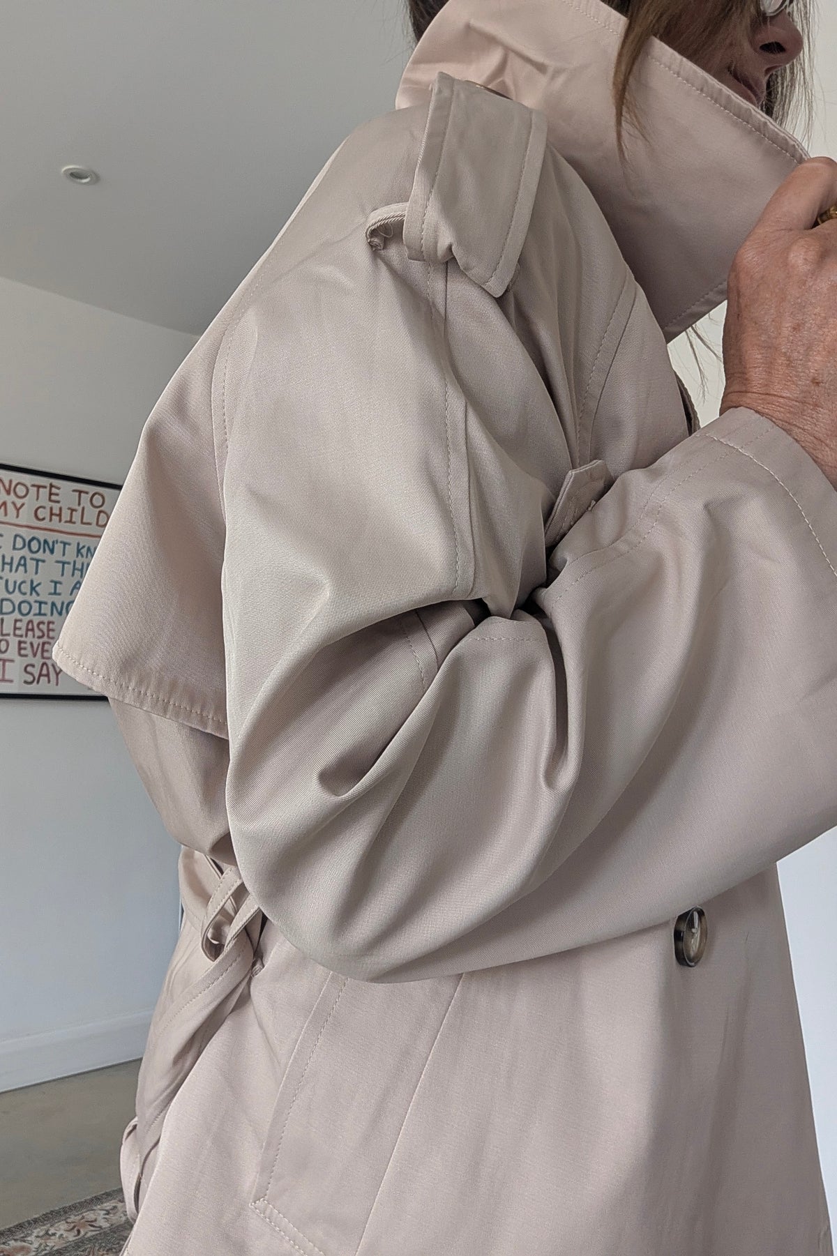 Cropped Trench Jacket