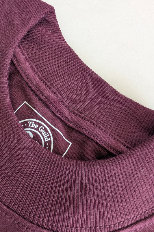 Essential Boyfriend Burgundy T-Shirt