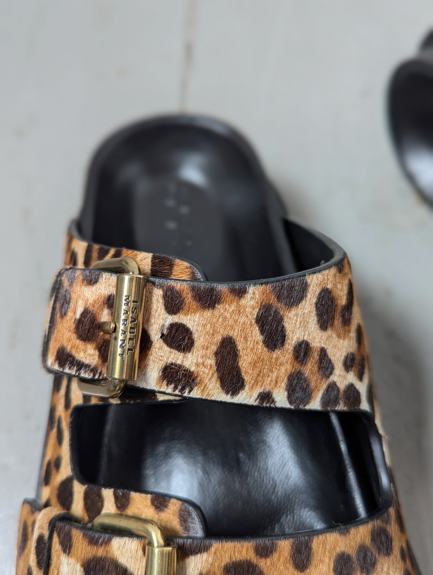 Lennya Leopard Print Sandals