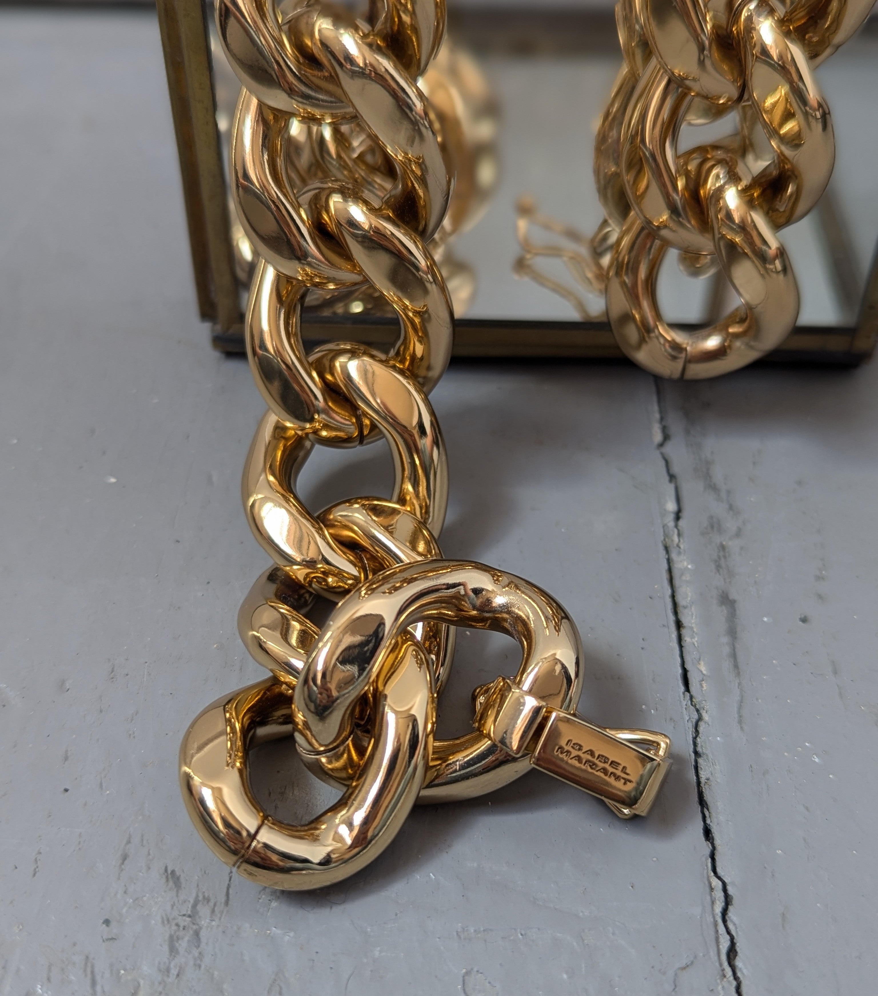 Isabel Marant, Timeless hotsell Golden Disks Bracelet.