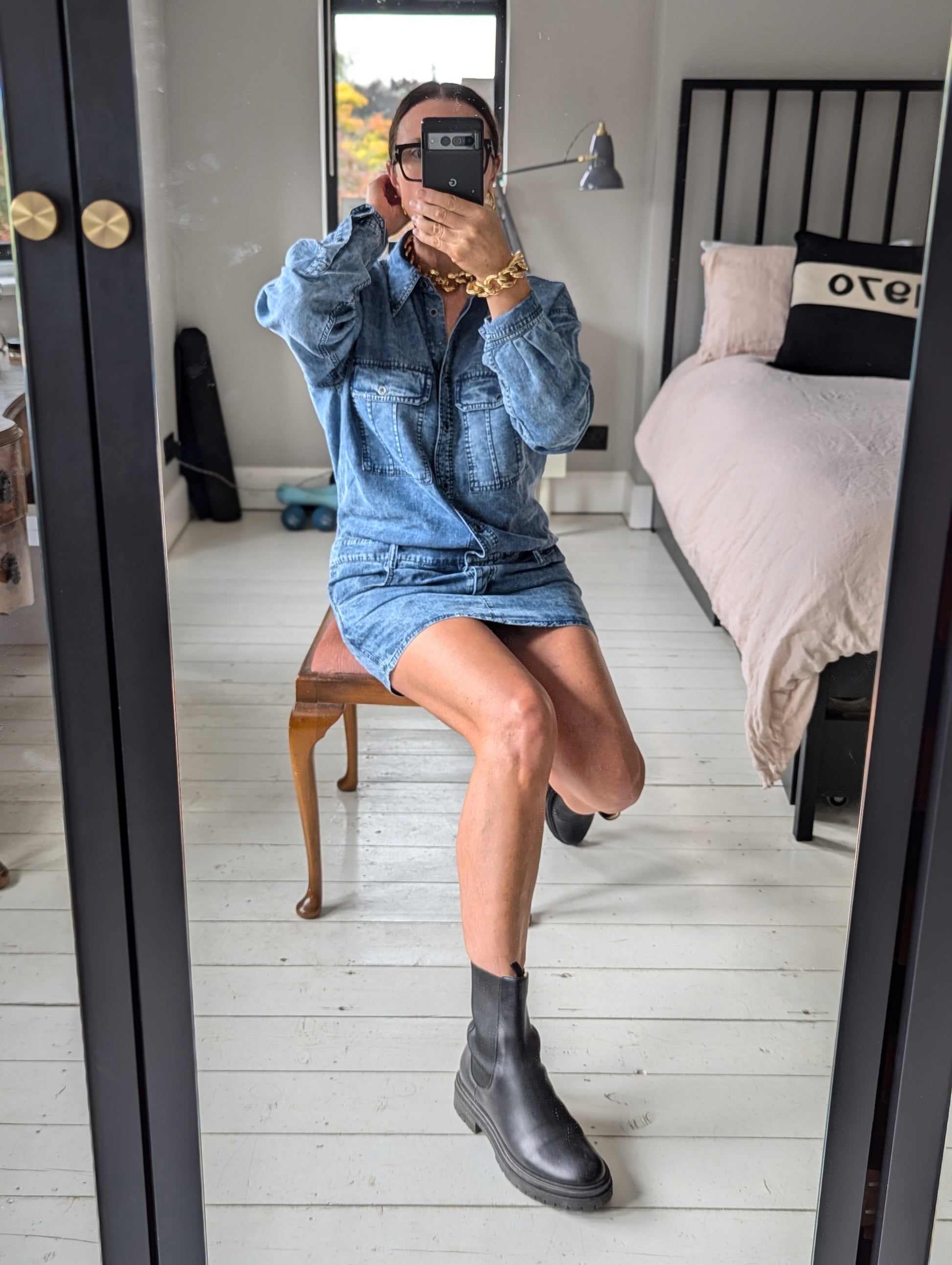isabel marant denim dress Isabel Marant toile Ines Dress