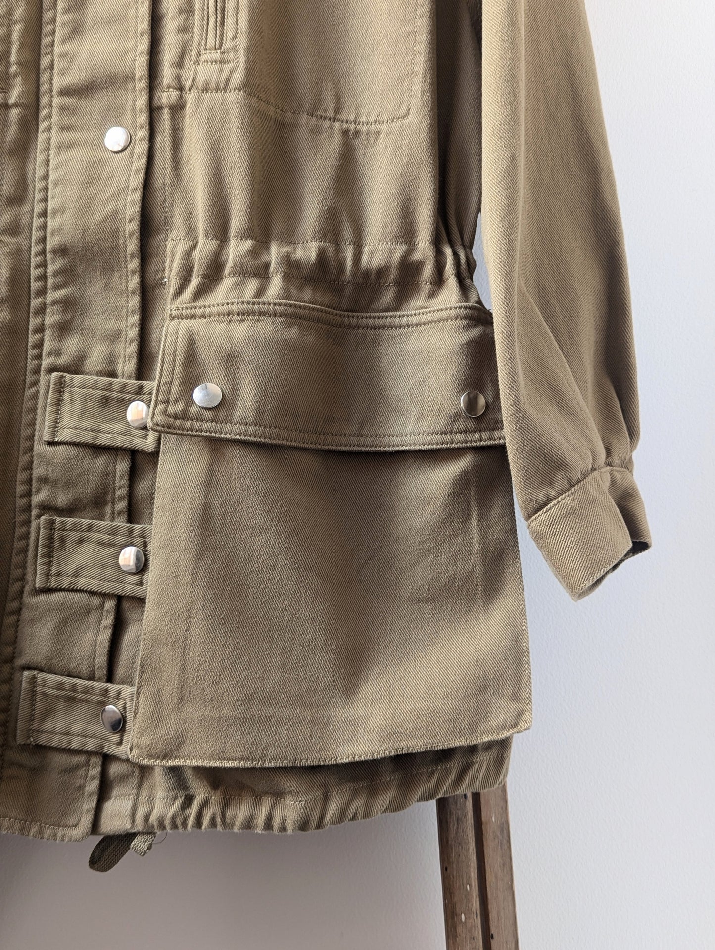 Joanna Khaki Utility Jacket