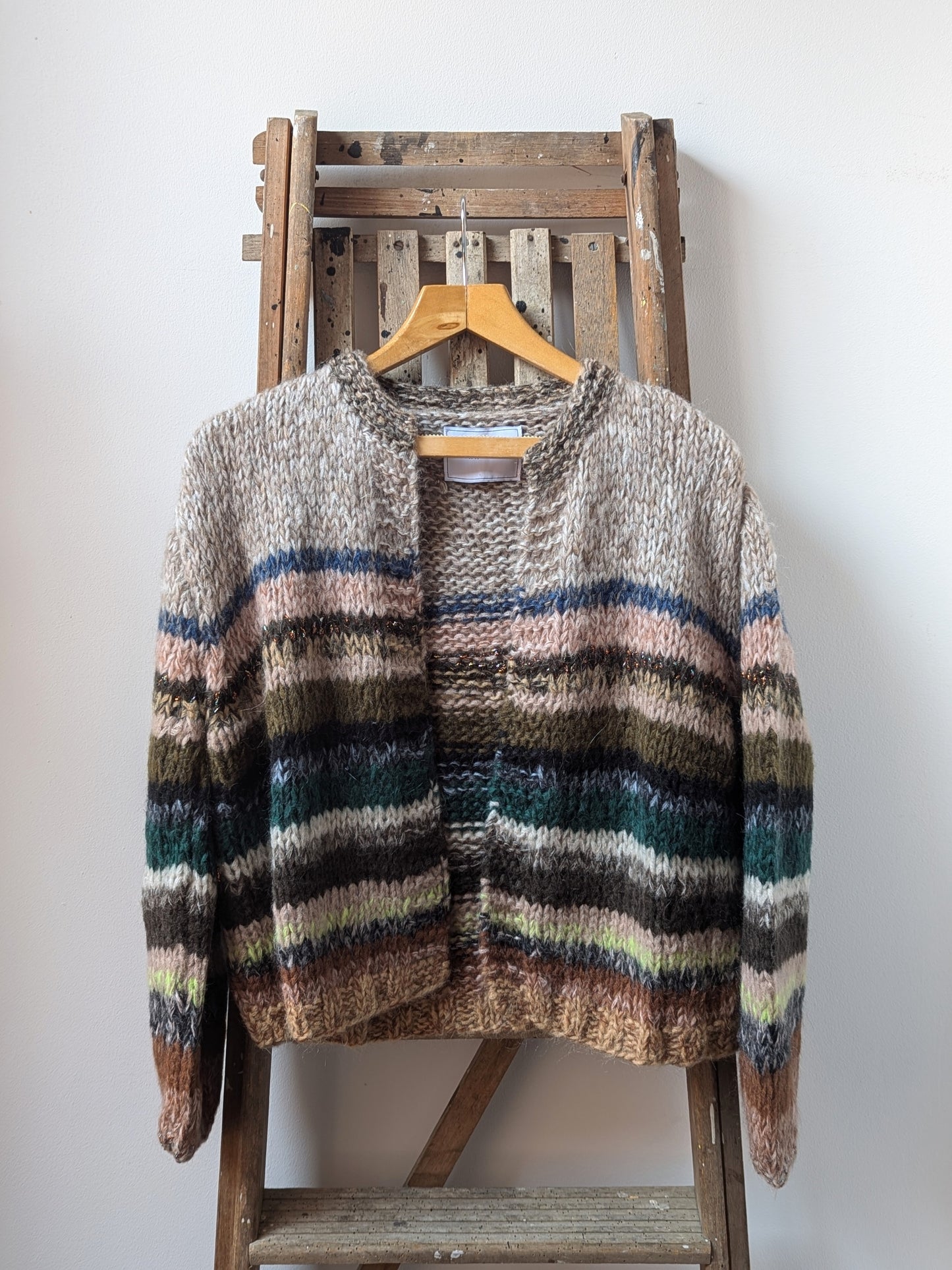 Gabi Multi-Stripe Cardigan