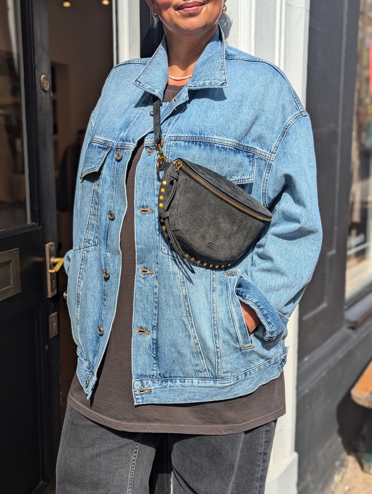 Reworked Wayne Oversized Denim Jacket