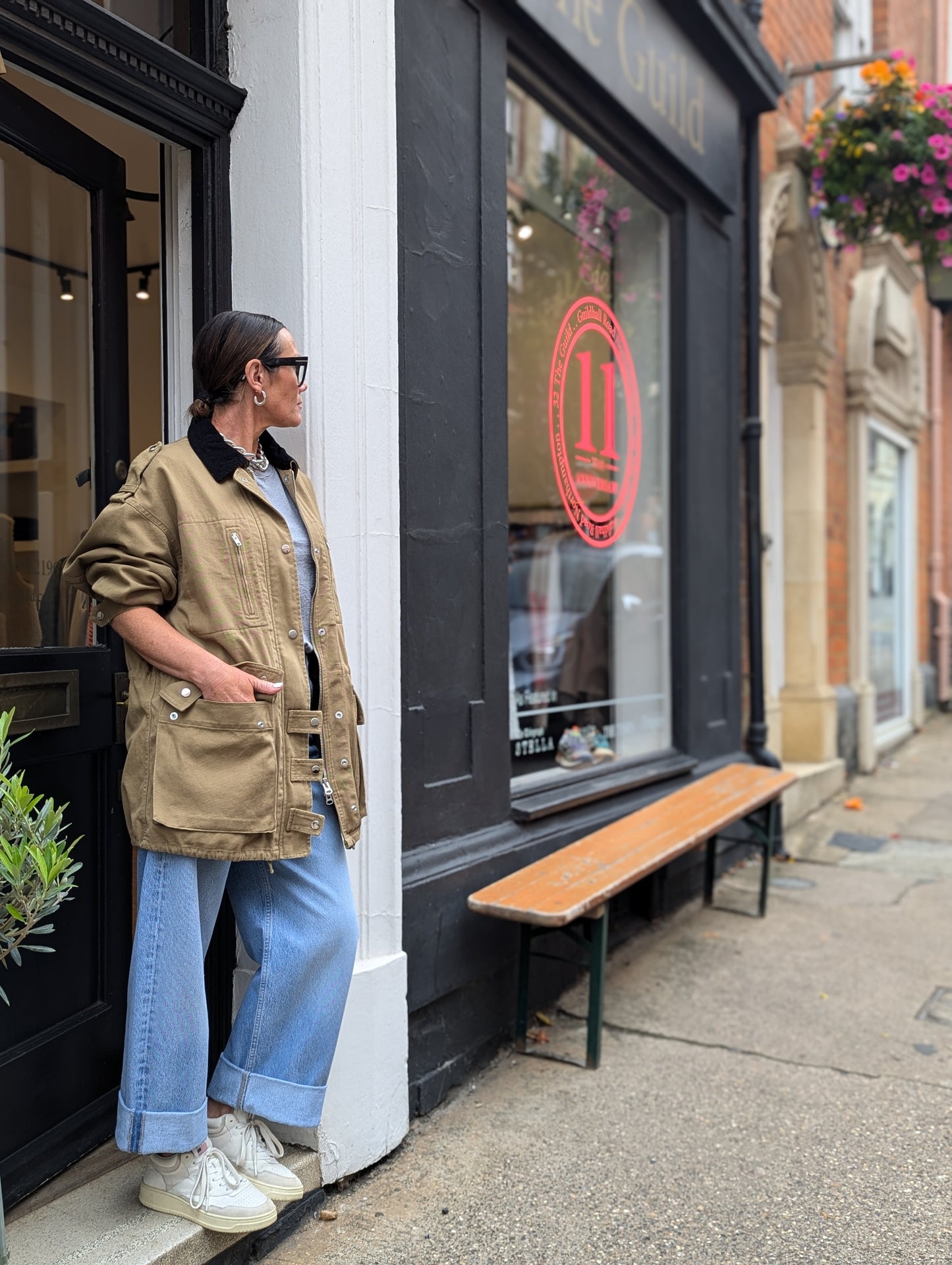 Joanna Khaki Utility Jacket