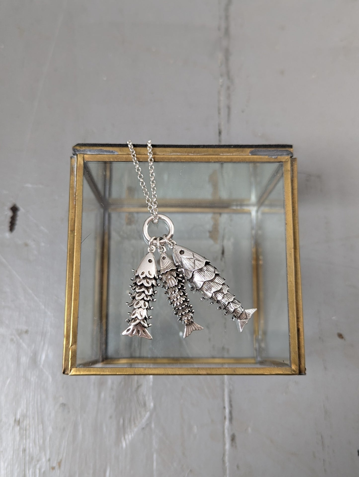 Silver River Pendant Necklace