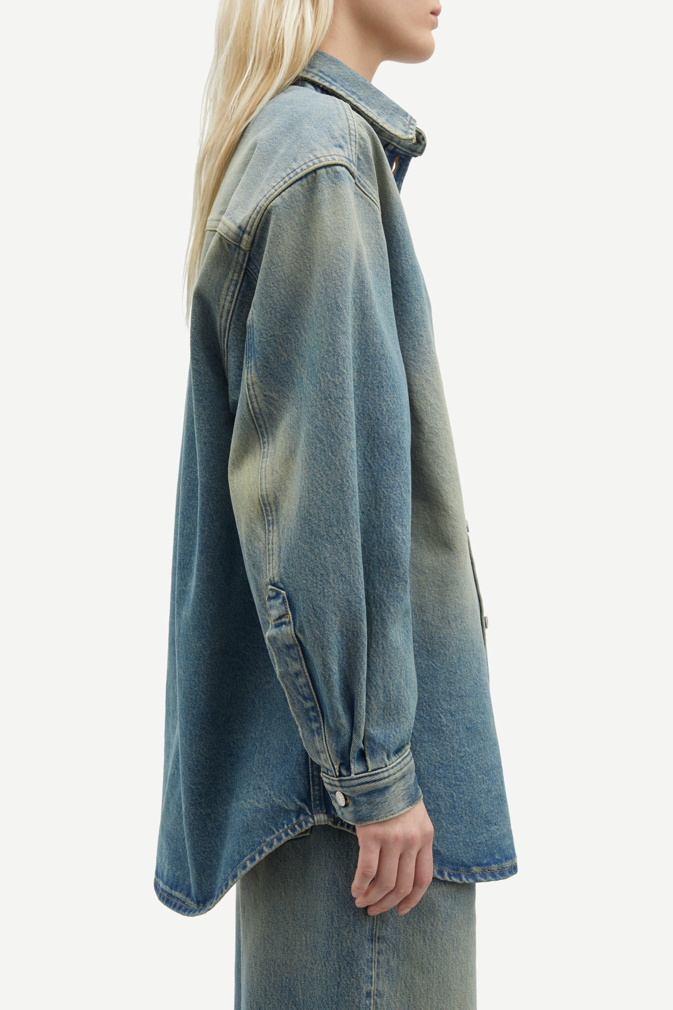 Salea Grime Denim Overshirt